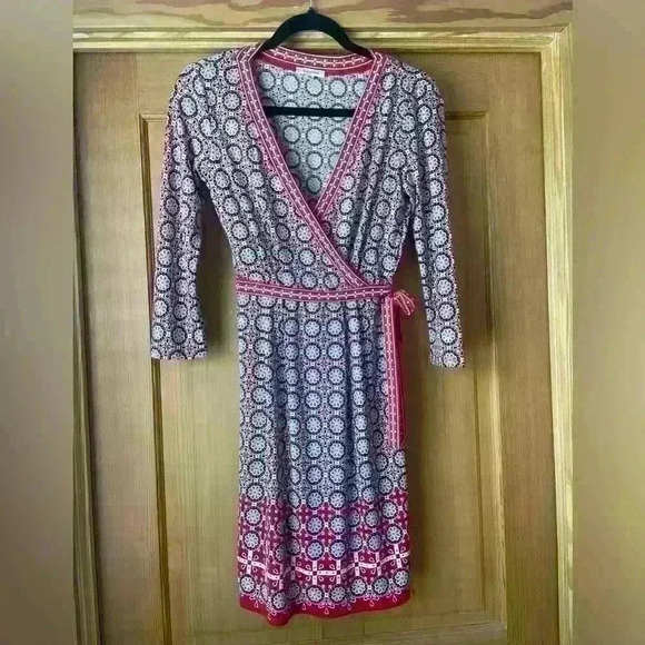 Max Studio Women’s Dress. Red/blue. XS - Picture 1 of 5